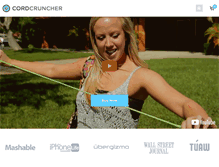 Tablet Screenshot of cordcruncher.com